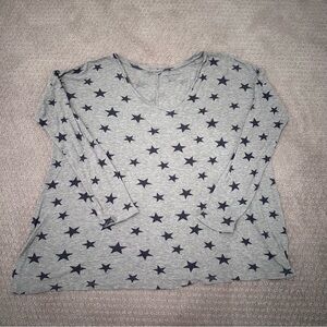 A Pea in the Pod Maternity Star Print Long Sleeve Top, Size M, Loungewear